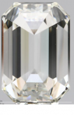 Diamante 6,13VS1 Esmeralda Brilhante K 8.76 x 12.81 x 5.77mm