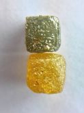 Lote Diamantes Champagne 8,23 - 12,37 Quilates Em Bruto 7,0 - 10 Mm
